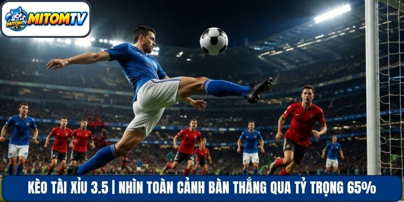 Kèo Tài Xỉu 3.5 | Nhìn Toàn Cảnh Bàn Thắng Qua Tỷ Trọng 65%