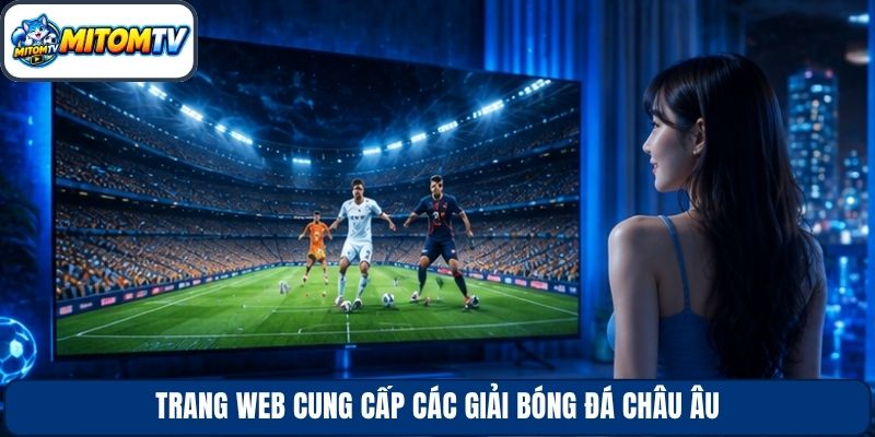 Trang web cung cấp các giải bóng đá châu Âu